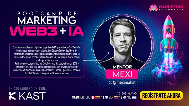 Bootcamp Marketing Web3 + IA 2026